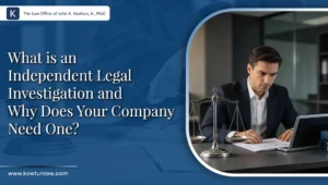 What is an Independent Legal Investigation and Why Does Your Company Need One?