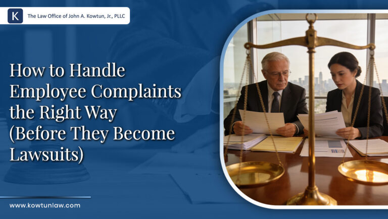 How to Handle Employee Complaints the Right Way (Before They Become Lawsuits)