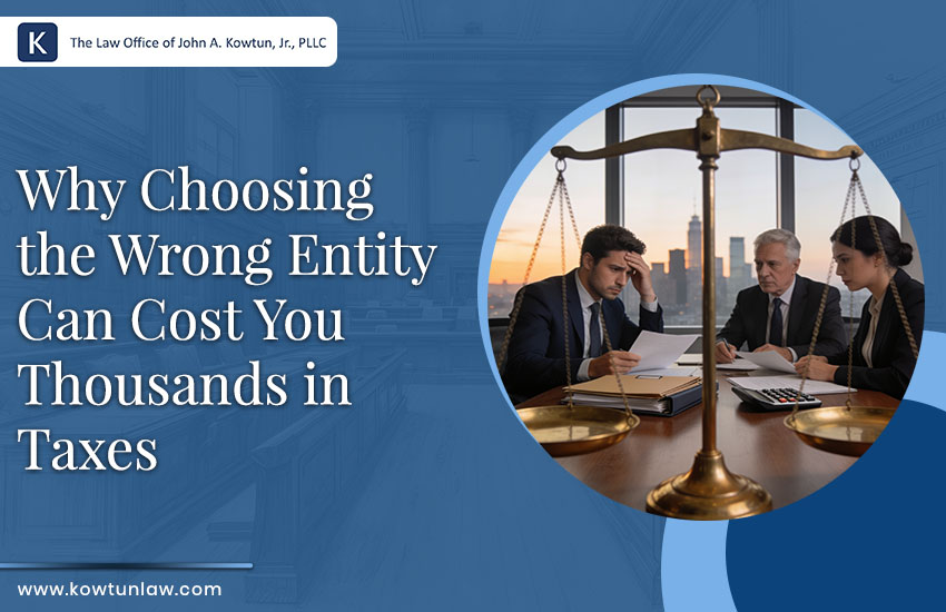 Why Choosing the Wrong Entity Can Cost You Thousands in Taxes