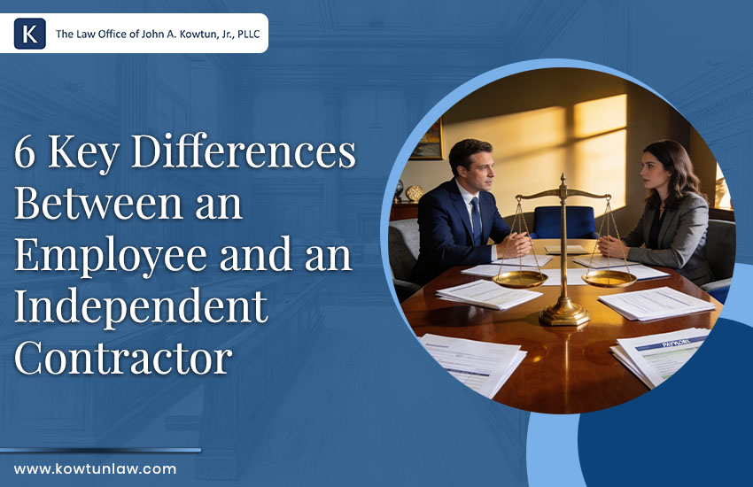 6 Key Differences Between an Employee and an Independent Contractor