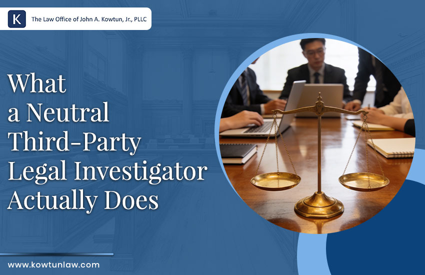 What a Neutral Third-Party Legal Investigator Actually Does