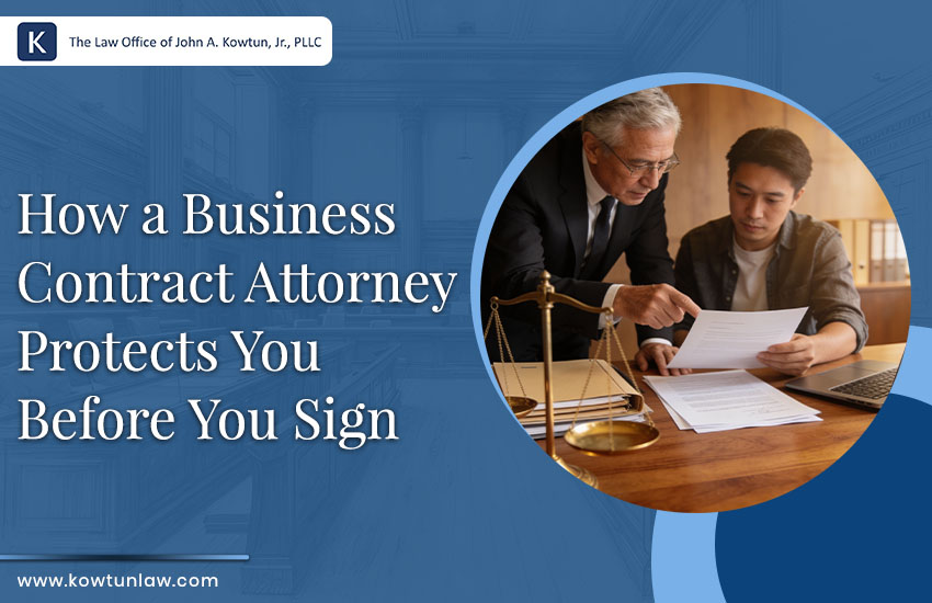 How a Business Contract Attorney Protects You Before You Sign