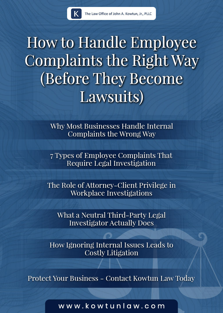 FAQs about How to Handle Employee Complaints the Right Way (Before They Become Lawsuits)