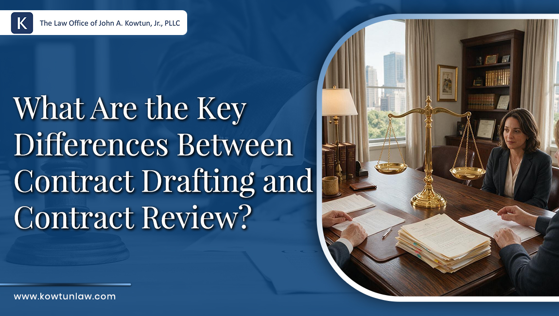 What Are the Key Differences Between Contract Drafting and Contract Review?